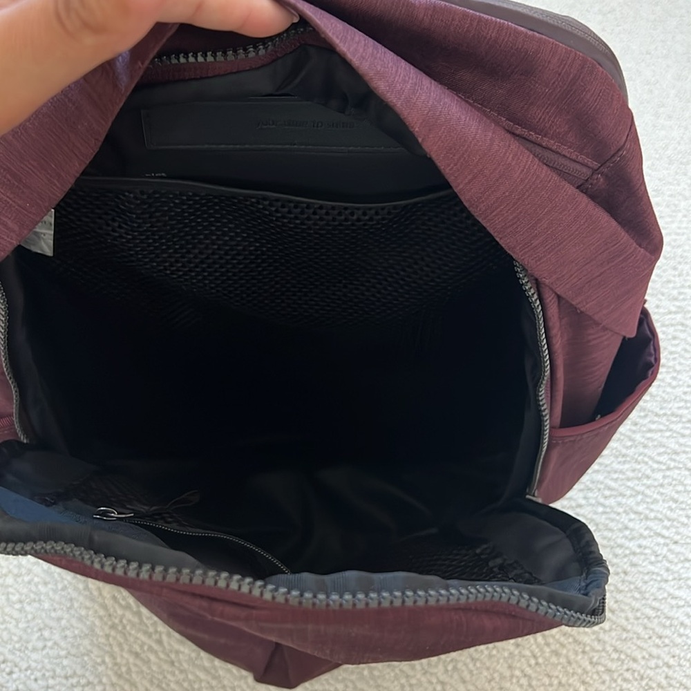Lululemon Athletica Burgundy Backpack - Picture 7 of 16